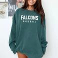 Falcons Baseball Inspired Comfort Colors Sweatshirt Chalky Mint Falcons Baseball Inspired Comfort Colors Sweatshirt Chalky Mint