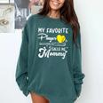 My Favorite Player Calls Me Mommy Softball Baseball Mom Comfort Colors Sweatshirt Chalky Mint My Favorite Player Calls Me Mommy Softball Baseball Mom Comfort Colors Sweatshirt Chalky Mint