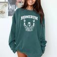 Football Referee Tee Touchdown Baseball Homerun Comfort Colors Sweatshirt Chalky Mint