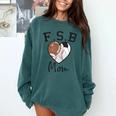 Football Soccer Baseball Mom For Women Comfort Colors Sweatshirt Chalky Mint