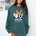 Game Day Vibes Soccer Baseball Mom Heart Comfort Colors Sweatshirt Chalky Mint Game Day Vibes Soccer Baseball Mom Heart Comfort Colors Sweatshirt Chalky Mint