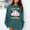 Game Day Vibes Softball Baseball Groovy Game Day Girls Women Comfort Colors Sweatshirt Chalky Mint Game Day Vibes Softball Baseball Groovy Game Day Girls Women Comfort Colors Sweatshirt Chalky Mint