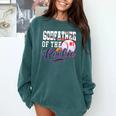Godfather Rookie Of Year 1st Birthday Baseball Theme Comfort Colors Sweatshirt Chalky Mint