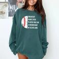 Greatest Game Ever Played Was In Cleveland 2016 Baseball Comfort Colors Sweatshirt Chalky Mint