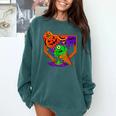 Halloween Baseball Ice Cream Drip Boys Girls Youth Comfort Colors Sweatshirt Chalky Mint Halloween Baseball Ice Cream Drip Boys Girls Youth Comfort Colors Sweatshirt Chalky Mint