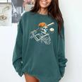Halloween Boys Batting Skeleton Baseball Comfort Colors Sweatshirt Chalky Mint Halloween Boys Batting Skeleton Baseball Comfort Colors Sweatshirt Chalky Mint