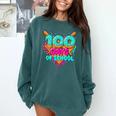 Happy 100 Days Of School Costume Baseball Drip Ice Cream Comfort Colors Sweatshirt Chalky Mint Happy 100 Days Of School Costume Baseball Drip Ice Cream Comfort Colors Sweatshirt Chalky Mint