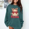 Heart Glasses Baseball Mama Baseball Mom Mother's Day Comfort Colors Sweatshirt Chalky Mint Heart Glasses Baseball Mama Baseball Mom Mother's Day Comfort Colors Sweatshirt Chalky Mint