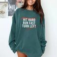 Hit Hard Run Fast Turn Left Baseball Player & Fan Premium Tri-Blend Comfort Colors Sweatshirt Chalky Mint Hit Hard Run Fast Turn Left Baseball Player & Fan Premium Tri-Blend Comfort Colors Sweatshirt Chalky Mint