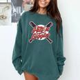 Hits 'n Giggles Baseball Player Women Baseball Mom Mother Comfort Colors Sweatshirt Chalky Mint Hits 'n Giggles Baseball Player Women Baseball Mom Mother Comfort Colors Sweatshirt Chalky Mint