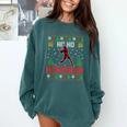 Ho Ho Homerun Xmas Sports Player Baseball Ugly Christmas Comfort Colors Sweatshirt Chalky Mint Ho Ho Homerun Xmas Sports Player Baseball Ugly Christmas Comfort Colors Sweatshirt Chalky Mint