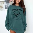 Home Plate Social Club Baseball Mom Comfort Colors Sweatshirt Chalky Mint Home Plate Social Club Baseball Mom Comfort Colors Sweatshirt Chalky Mint