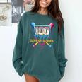 HUGvyn 100 Drippy Days Of School Baseball Ice Cream 100 Days Comfort Colors Sweatshirt Chalky Mint HUGvyn 100 Drippy Days Of School Baseball Ice Cream 100 Days Comfort Colors Sweatshirt Chalky Mint