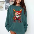 HUGvyn Santa Playing Baseball Ice Cream Drip Christmas Boys Comfort Colors Sweatshirt Chalky Mint HUGvyn Santa Playing Baseball Ice Cream Drip Christmas Boys Comfort Colors Sweatshirt Chalky Mint