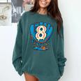 Ice Cream Baseball Glove 8th Birthday Edition Comfort Colors Sweatshirt Chalky Mint Ice Cream Baseball Glove 8th Birthday Edition Comfort Colors Sweatshirt Chalky Mint