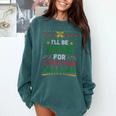 I’Ll Be Home For Christmas Baseball Ugly Sweater Comfort Colors Sweatshirt Chalky Mint I’Ll Be Home For Christmas Baseball Ugly Sweater Comfort Colors Sweatshirt Chalky Mint
