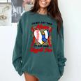 I'm Their Biggest Fan Volleyball Baseball Mom Comfort Colors Sweatshirt Chalky Mint
