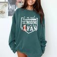 I'm Not Just His Mom I'm His One Fan Proud Baseball Mom Comfort Colors Sweatshirt Chalky Mint I'm Not Just His Mom I'm His One Fan Proud Baseball Mom Comfort Colors Sweatshirt Chalky Mint
