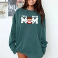 I'm A Proud Mom Football Baseball Mom Comfort Colors Sweatshirt Chalky Mint