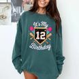 It's My 12th Birthday Baseball Fan Celebration Comfort Colors Sweatshirt Chalky Mint It's My 12th Birthday Baseball Fan Celebration Comfort Colors Sweatshirt Chalky Mint