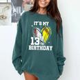 It's My 13th Birthday Baseball Softball Heart 13 Year Old Comfort Colors Sweatshirt Chalky Mint It's My 13th Birthday Baseball Softball Heart 13 Year Old Comfort Colors Sweatshirt Chalky Mint