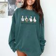 Just a Baseball GooseLife Is Better With Geese On Your Team Comfort Colors Sweatshirt Chalky Mint