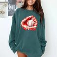 Kid Drip Ice Cream Baseball Heart Catcher Valentines Day Boy Comfort Colors Sweatshirt Chalky Mint Kid Drip Ice Cream Baseball Heart Catcher Valentines Day Boy Comfort Colors Sweatshirt Chalky Mint