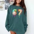 Kids Meme 67 Number Six 6 Seven 7 Ice Cream Drips Baseball Comfort Colors Sweatshirt Chalky Mint Kids Meme 67 Number Six 6 Seven 7 Ice Cream Drips Baseball Comfort Colors Sweatshirt Chalky Mint