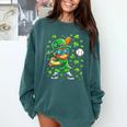 Leprechaun Playing Baseball Happy St Patricks Day Men Boys Comfort Colors Sweatshirt Chalky Mint Leprechaun Playing Baseball Happy St Patricks Day Men Boys Comfort Colors Sweatshirt Chalky Mint