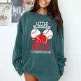 Little Slugger Boy Coming Soon Baby Announcement Baseball Comfort Colors Sweatshirt Chalky Mint Little Slugger Boy Coming Soon Baby Announcement Baseball Comfort Colors Sweatshirt Chalky Mint