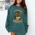 Littleton Longnecks Retro Minor League Baseball Comfort Colors Sweatshirt Chalky Mint Littleton Longnecks Retro Minor League Baseball Comfort Colors Sweatshirt Chalky Mint