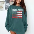 Loud & Proud Baseball Mom Sport Comfort Colors Sweatshirt Chalky Mint Loud & Proud Baseball Mom Sport Comfort Colors Sweatshirt Chalky Mint