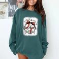 Loud Proud Baseball Mom Mommy Comfort Colors Sweatshirt Chalky Mint