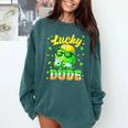 Lucky Dude Drip Baseball Shamrock St Patrick Men Boy Youth Comfort Colors Sweatshirt Chalky Mint Lucky Dude Drip Baseball Shamrock St Patrick Men Boy Youth Comfort Colors Sweatshirt Chalky Mint