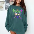 Mardi Gras Baseball Carnival Party Ice Cream Drip Boys Comfort Colors Sweatshirt Chalky Mint Mardi Gras Baseball Carnival Party Ice Cream Drip Boys Comfort Colors Sweatshirt Chalky Mint