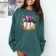 Mardi Gras Baseball Jester Hat Fleur De Lis Boys Girls Kids Comfort Colors Sweatshirt Chalky Mint Mardi Gras Baseball Jester Hat Fleur De Lis Boys Girls Kids Comfort Colors Sweatshirt Chalky Mint