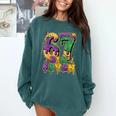 Mardi Gras Six Seven Baseball Drip Number 6 7 Meme Comfort Colors Sweatshirt Chalky Mint Mardi Gras Six Seven Baseball Drip Number 6 7 Meme Comfort Colors Sweatshirt Chalky Mint