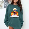 Marvin Zindler Houston Soccer Football Basketball Baseball Premium Tri-Blend Comfort Colors Sweatshirt Chalky Mint