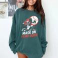 Mask On Fear Gone Baseball Catcher Softball Comfort Colors Sweatshirt Chalky Mint Mask On Fear Gone Baseball Catcher Softball Comfort Colors Sweatshirt Chalky Mint