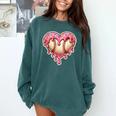 Melting Baseball Drip Heart Softball Player Lover Ice Cream Comfort Colors Sweatshirt Chalky Mint Melting Baseball Drip Heart Softball Player Lover Ice Cream Comfort Colors Sweatshirt Chalky Mint