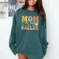 Mom Of The Birthday Baller Groovy Baseball Mom Comfort Colors Sweatshirt Chalky Mint Mom Of The Birthday Baller Groovy Baseball Mom Comfort Colors Sweatshirt Chalky Mint