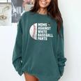 Moms Against Baseball Pants Baseball Mom Premium Comfort Colors Sweatshirt Chalky Mint Moms Against Baseball Pants Baseball Mom Premium Comfort Colors Sweatshirt Chalky Mint