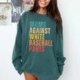 Moms Against Baseball Pants Baseball Mom Retro Comfort Colors Sweatshirt Chalky Mint Moms Against Baseball Pants Baseball Mom Retro Comfort Colors Sweatshirt Chalky Mint