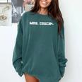 Mrs Coach Football Basketball Baseball Coach Wife Comfort Colors Sweatshirt Chalky Mint