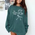 No Baseball Game Today Sad Stickfigure Baseball Player Comfort Colors Sweatshirt Chalky Mint No Baseball Game Today Sad Stickfigure Baseball Player Comfort Colors Sweatshirt Chalky Mint
