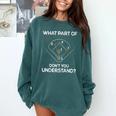 What Part Of Dont You Understand 6432 Baseball Comfort Colors Sweatshirt Chalky Mint What Part Of Dont You Understand 6432 Baseball Comfort Colors Sweatshirt Chalky Mint
