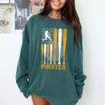 Pirates Baseball Fan Apparel For Sports Enthusiasts Comfort Colors Sweatshirt Chalky Mint