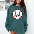 Pregnant Baseball Mom Pregnancy Announcement Baby Feet Belly Comfort Colors Sweatshirt Chalky Mint Pregnant Baseball Mom Pregnancy Announcement Baby Feet Belly Comfort Colors Sweatshirt Chalky Mint