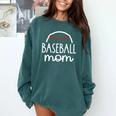 Proud Baseball Mom Era Baseball Game Day T-Ball Mom Son Comfort Colors Sweatshirt Chalky Mint Proud Baseball Mom Era Baseball Game Day T-Ball Mom Son Comfort Colors Sweatshirt Chalky Mint