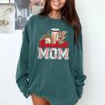 Retro Coffee Baseball Mama Mother's Day Baseball Mom Comfort Colors Sweatshirt Chalky Mint Retro Coffee Baseball Mama Mother's Day Baseball Mom Comfort Colors Sweatshirt Chalky Mint
